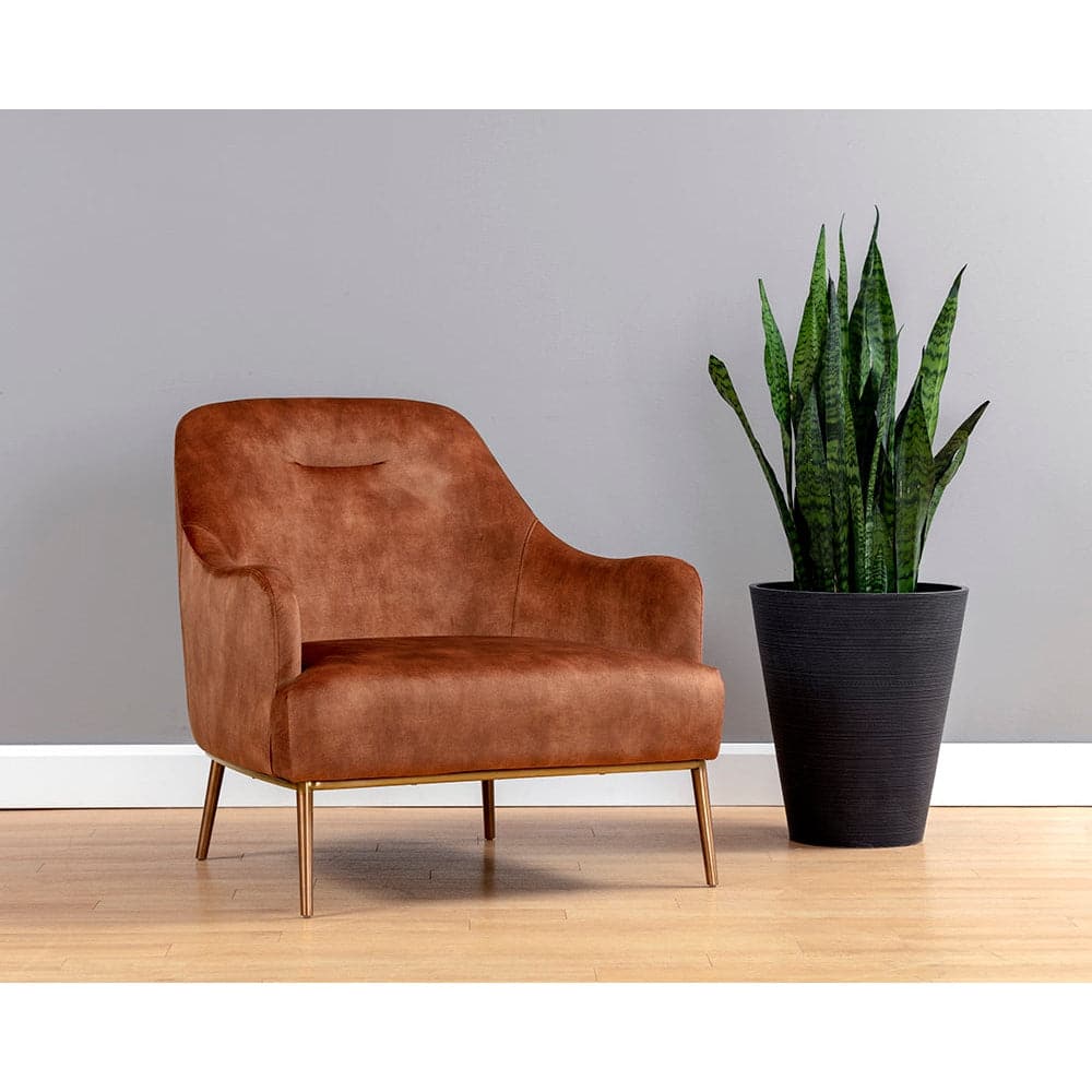 Cameron Lounge Chair - Nono Rust-Sunpan-SUNPAN-106400-Lounge Chairs-2-France and Son