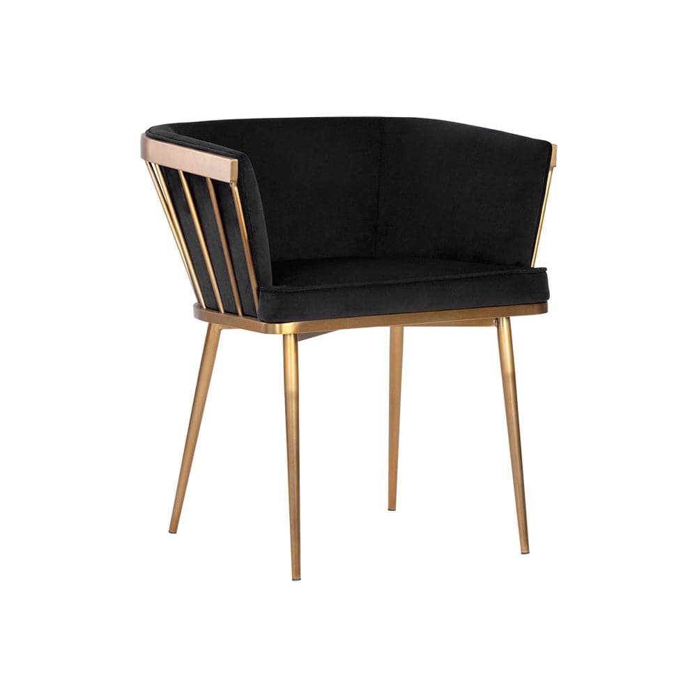 Caily Dining Armchair-Sunpan-SUNPAN-106415-Dining ChairsAbbington Black-1-France and Son