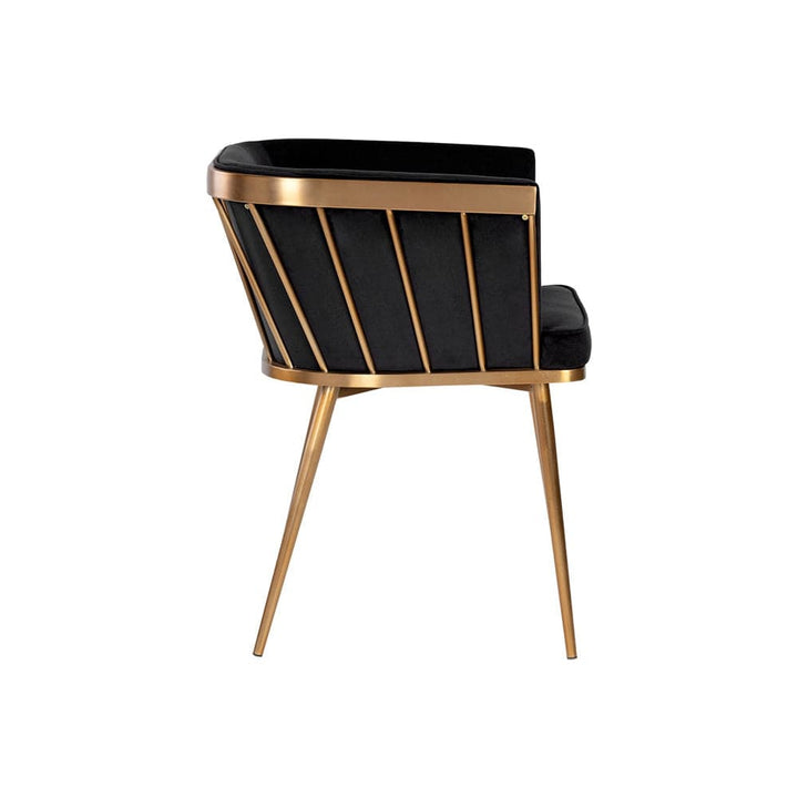 Caily Dining Armchair-Sunpan-SUNPAN-106415-Dining ChairsAbbington Black-7-France and Son