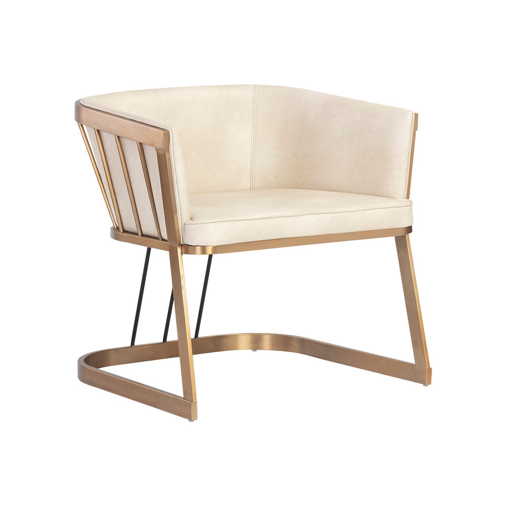 Caily Lounge Chair-Sunpan-SUNPAN-106416-Lounge ChairsWhite-11-France and Son
