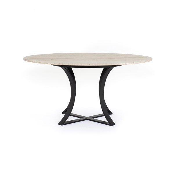 Gage Dining Table-Four Hands-FH-106460-003-Dining Tables48" / Dark Kettle Black-10-France and Son