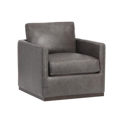 Portman Swivel Lounge Chair-Sunpan-SUNPAN-106484-Lounge Chairsmarseille concrete-10-France and Son