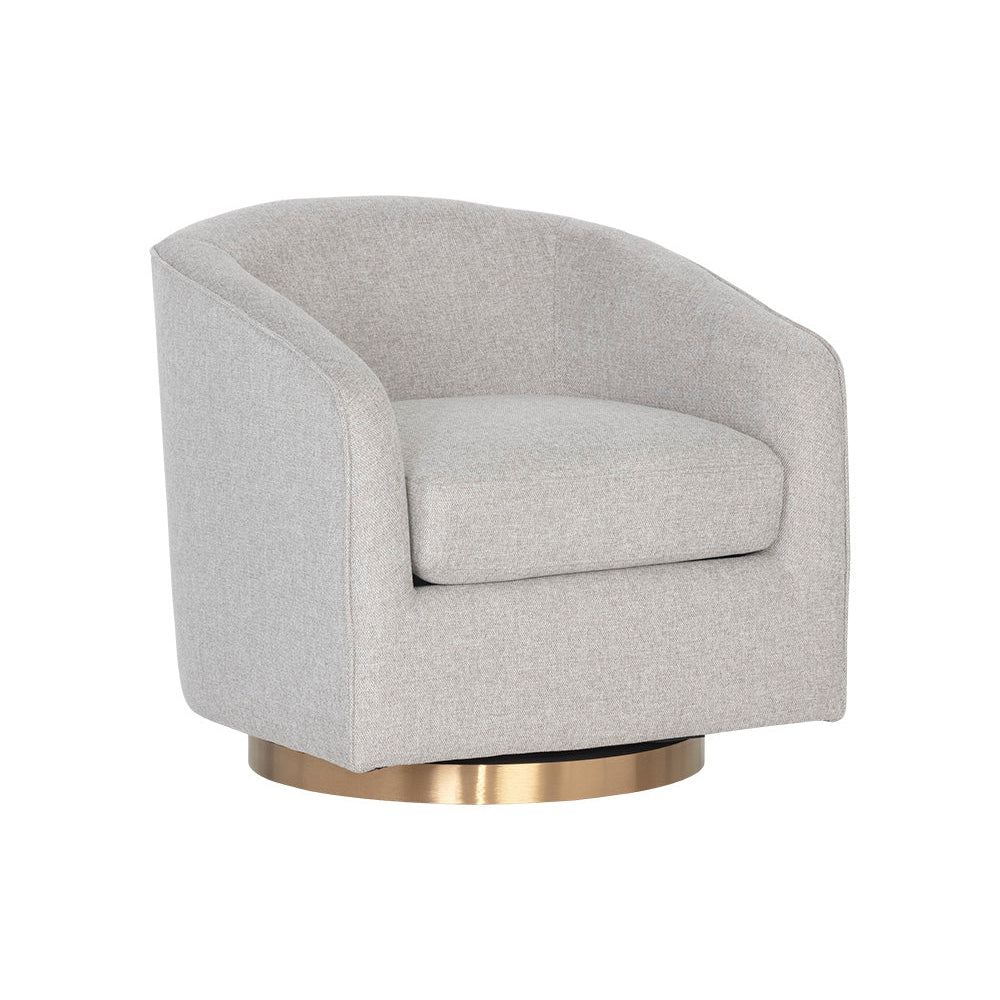 Hazel Swivel Lounge Chair-Sunpan-SUNPAN-106561-Lounge ChairsGrey-4-France and Son