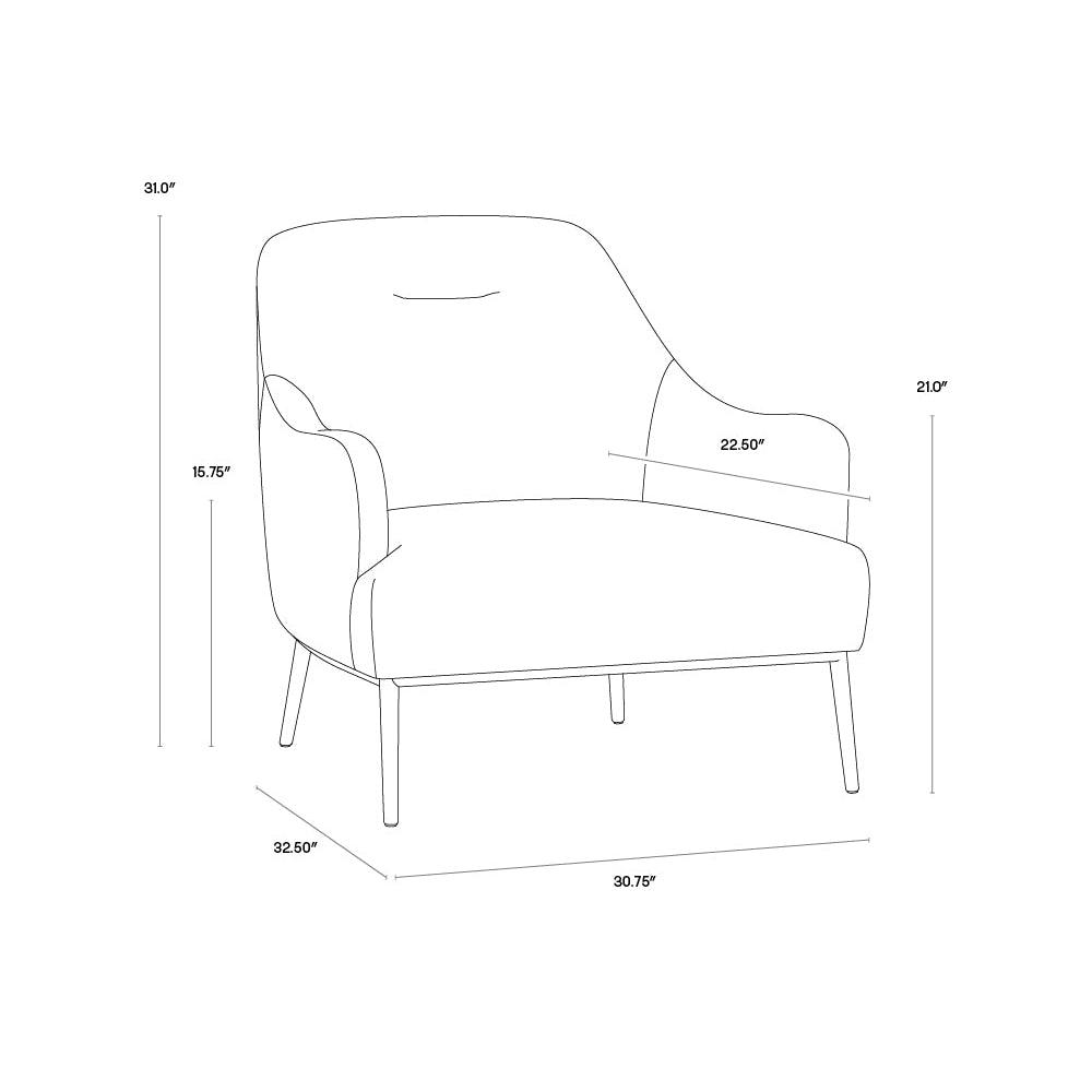 Cameron Lounge Chair-Sunpan-SUNPAN-106594-Lounge ChairsNono Petrol-11-France and Son