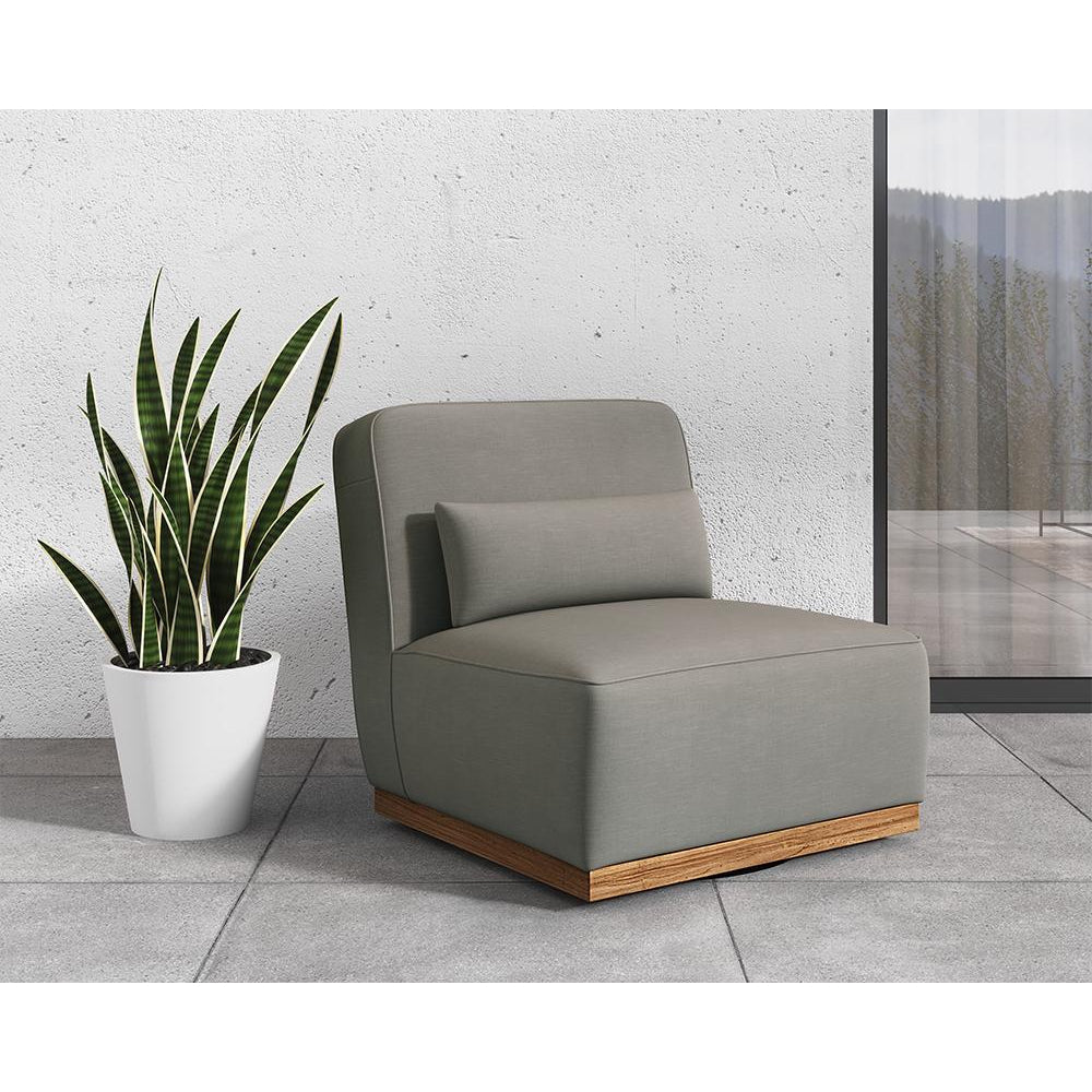 Carbonia Swivel Lounge Chair-Sunpan-SUNPAN-106657-Outdoor Lounge-2-France and Son
