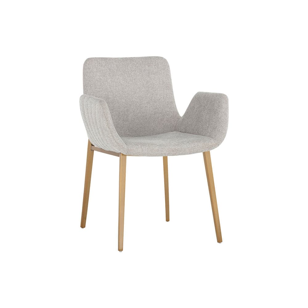 Lucano Dining Armchair-Sunpan-SUNPAN-106694-Dining ChairsBelfast Heather Grey-3-France and Son