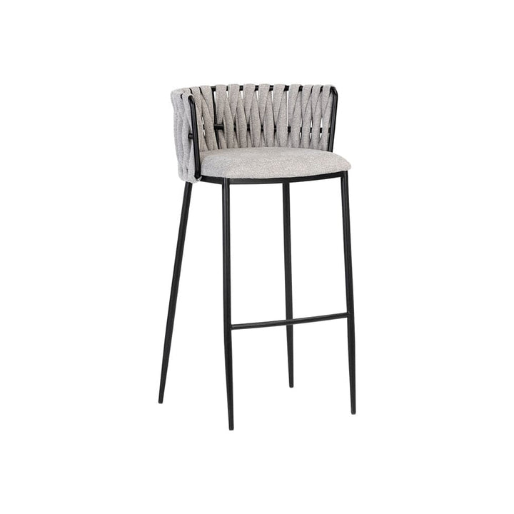 Sarai Barstool-Sunpan-SUNPAN-106729-Bar StoolsBelfast Heather Grey-1-France and Son