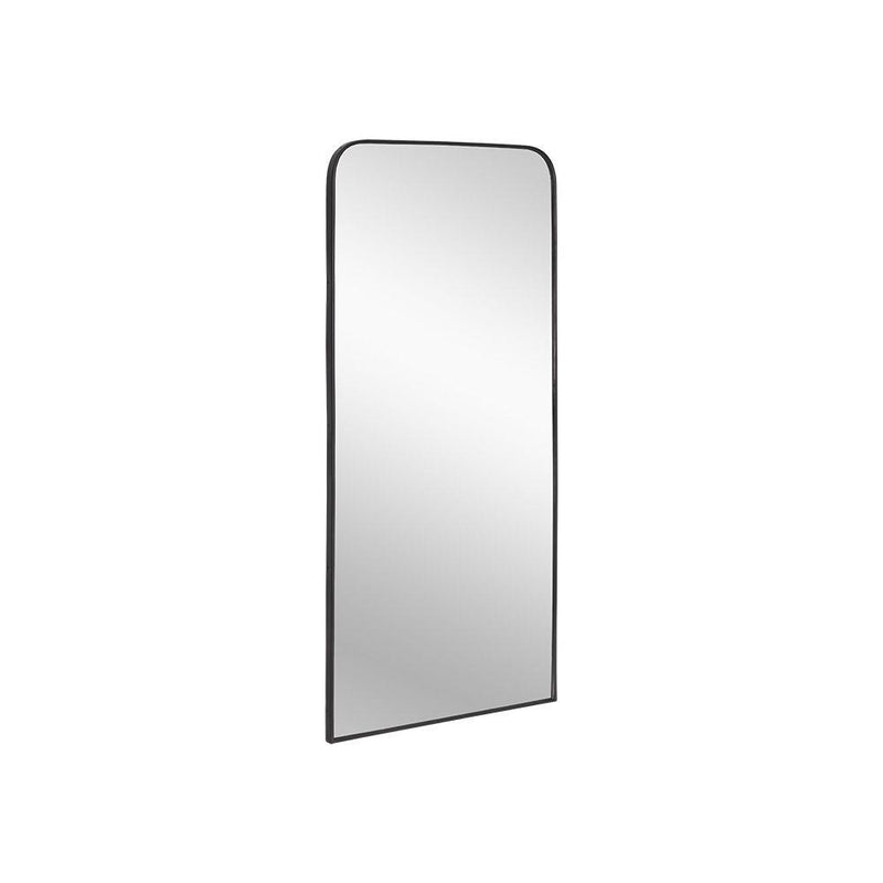 Calabasas Floor Mirror-Sunpan-SUNPAN-106741-MirrorsPowder Black-4-France and Son