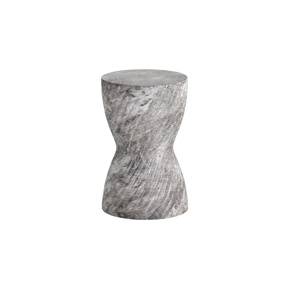 Cara End Table - Marble Look - Grey-Sunpan-SUNPAN-106775-Side TablesGrey-1-France and Son