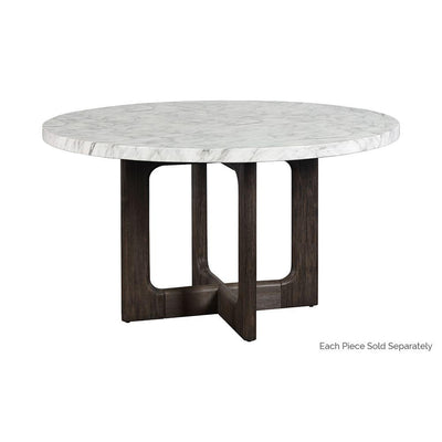 Cypher Dining Table-Sunpan-SUNPAN-106863-Dining TablesTop-White Faux Marble-Concrete-8-France and Son