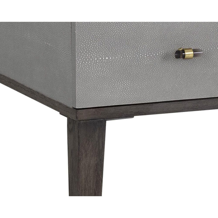 Pattinson Desk-Sunpan-SUNPAN-106866-DesksGrey Shagreen-Dark Brown-7-France and Son