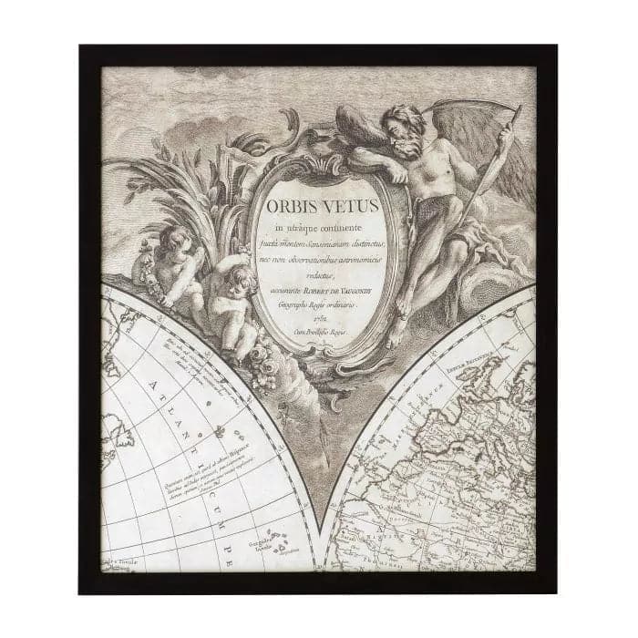 Prints Orbis Vetus Set of 6-Eichholtz-EICHHOLTZ-106905-Wall Art-5-France and Son