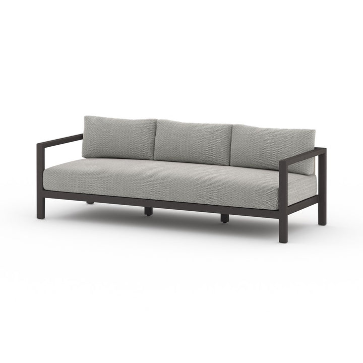 Sonoma Outdoor Sofa-88"-Four Hands-FH-106951-014-Outdoor SofasBronze Aluminum / Ivory Strap-Faye Ash-24-France and Son