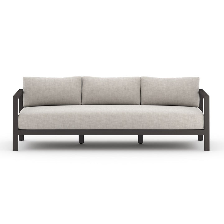 Sonoma Outdoor Sofa-88"-Four Hands-FH-JSOL-10502K-561-Outdoor SofasWashed Brown-Fsc / Light Grey Strap-Stone Grey-21-France and Son