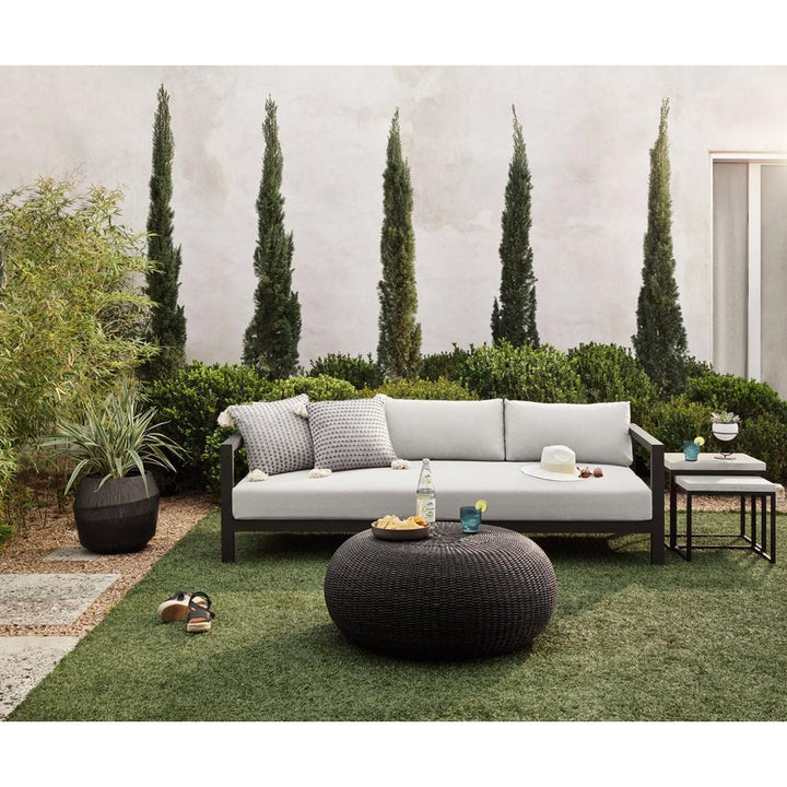 Sonoma Outdoor Sofa-88"-Four Hands-FH-JSOL-10502K-561-Outdoor SofasWashed Brown-Fsc / Light Grey Strap-Stone Grey-20-France and Son