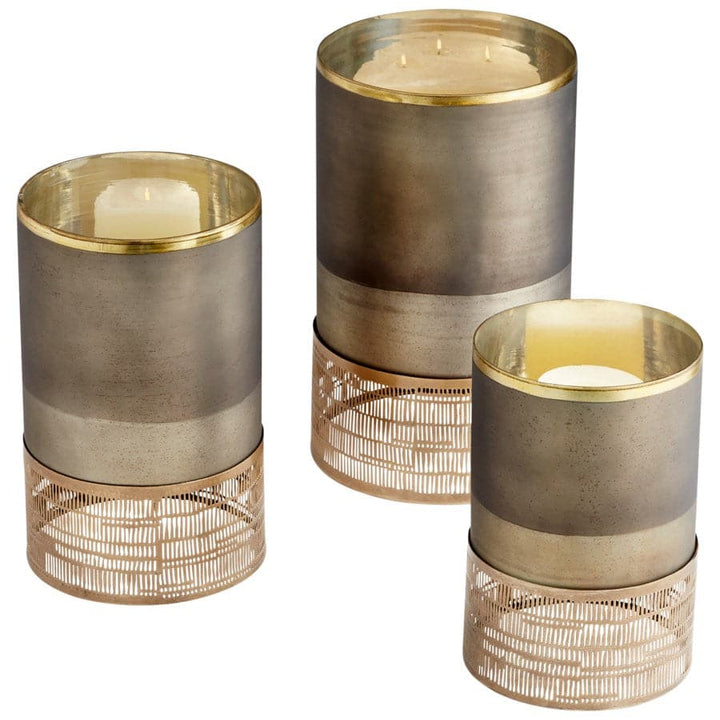Lucid Silk Candleholder-Cyan Design-CYAN-10699-DecorSmall-3-France and Son