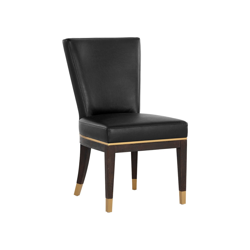 Alister Dining Chair-Sunpan-SUNPAN-107018-Dining ChairsBravo Black / Abbington Black-1-France and Son