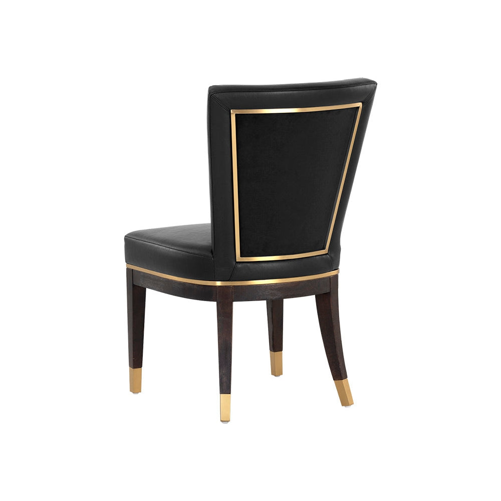 Alister Dining Chair-Sunpan-SUNPAN-107018-Dining ChairsBravo Black / Abbington Black-7-France and Son