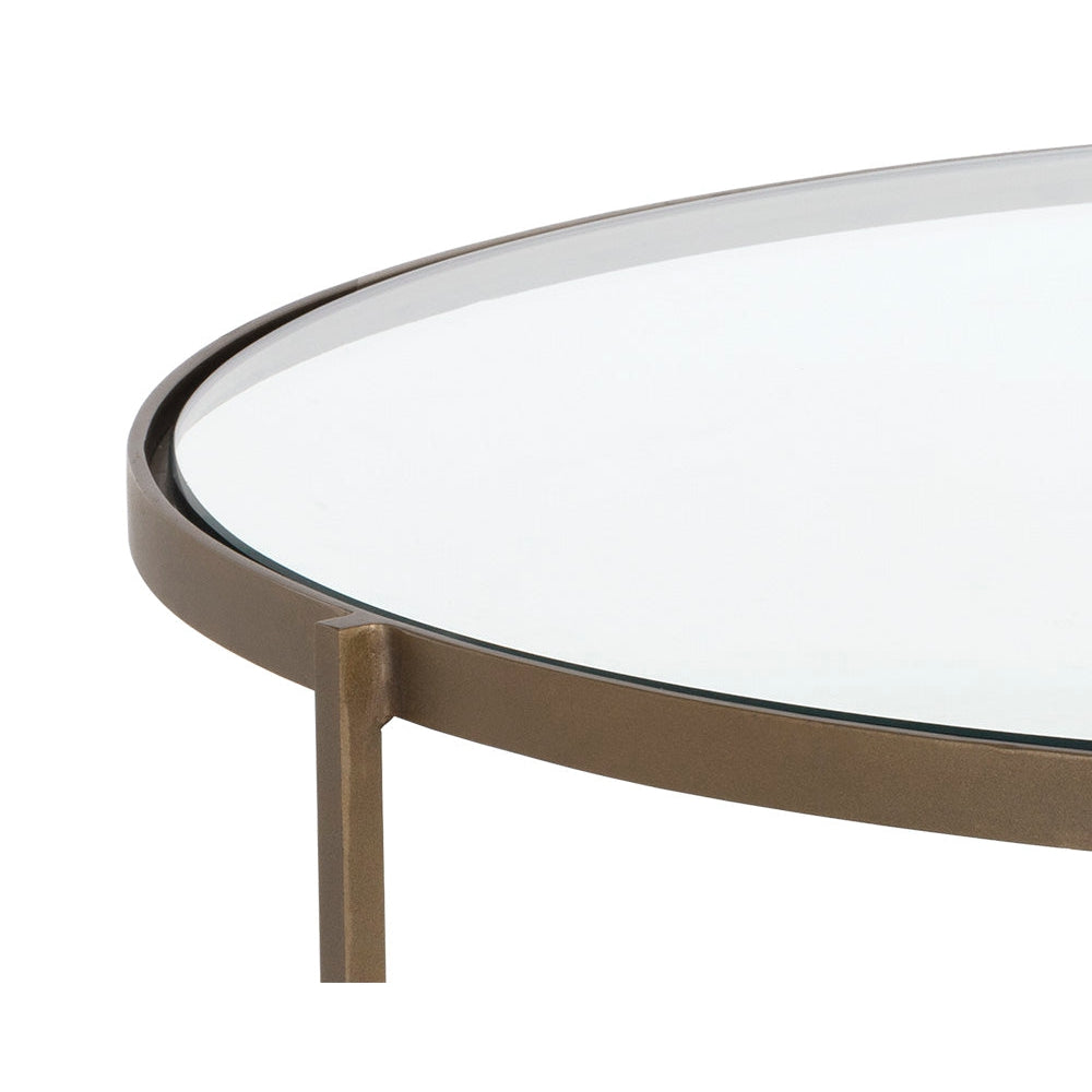 Concord Coffee Table - Round-Sunpan-SUNPAN-107035-Coffee Tables-6-France and Son