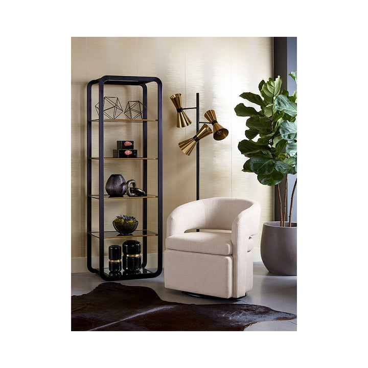 Ambretta Bookcase - Small-Sunpan-SUNPAN-107075-Bookcases & Cabinets-3-France and Son