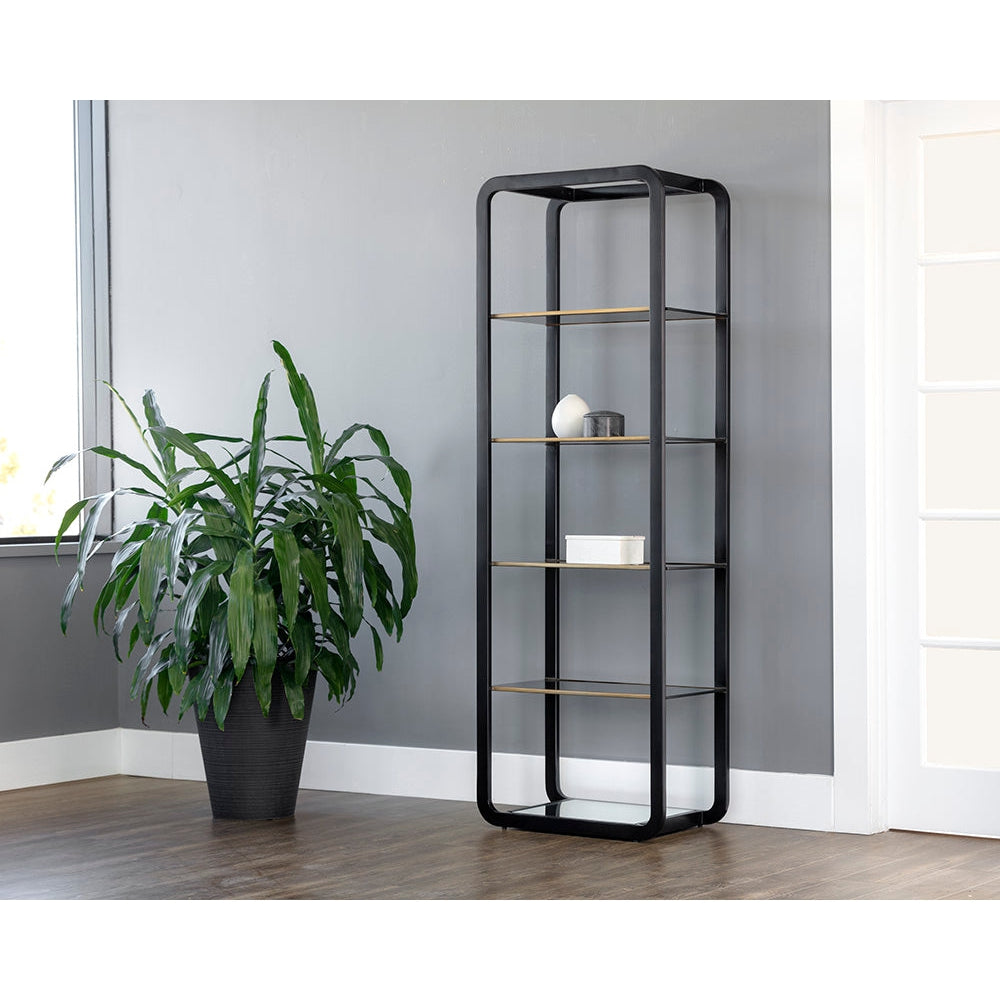 Ambretta Bookcase - Small-Sunpan-SUNPAN-107075-Bookcases & Cabinets-2-France and Son