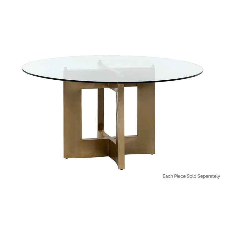 Lianne Dining Table Base-Sunpan-SUNPAN-107077-Dining Tables-4-France and Son