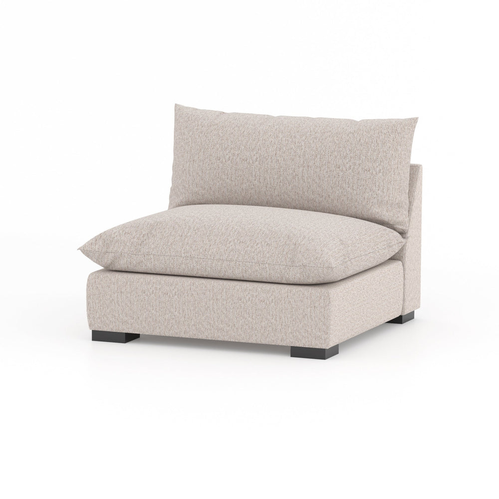 Westwood Sectional Pieces-Four Hands-FH-107183-003-SectionalsArmless Piece-Bayside Pebble-5-France and Son