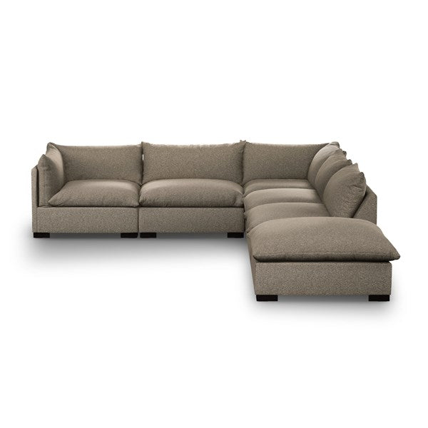Westwood Sectional with Ottoman-Four Hands-FH-UATR-S01-008-Sectionals3-Pc Sectional-Bennett Charcoal-27-France and Son