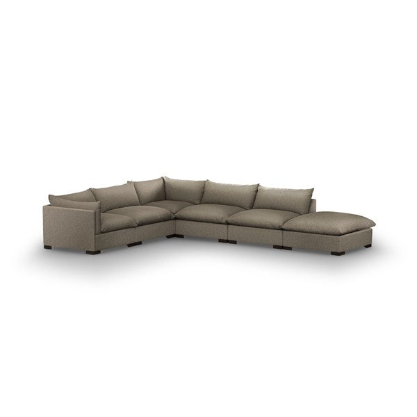 Westwood Sectional with Ottoman-Four Hands-FH-107205-004-Sectionals5pc Sec With Ottoman-Torrance Rock-26-France and Son