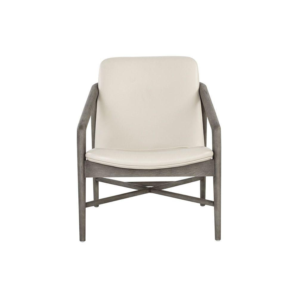 Cinelli Lounge Chair-Sunpan-SUNPAN-107289-Lounge ChairsSaloon Light Grey-Dark Brown-16-France and Son