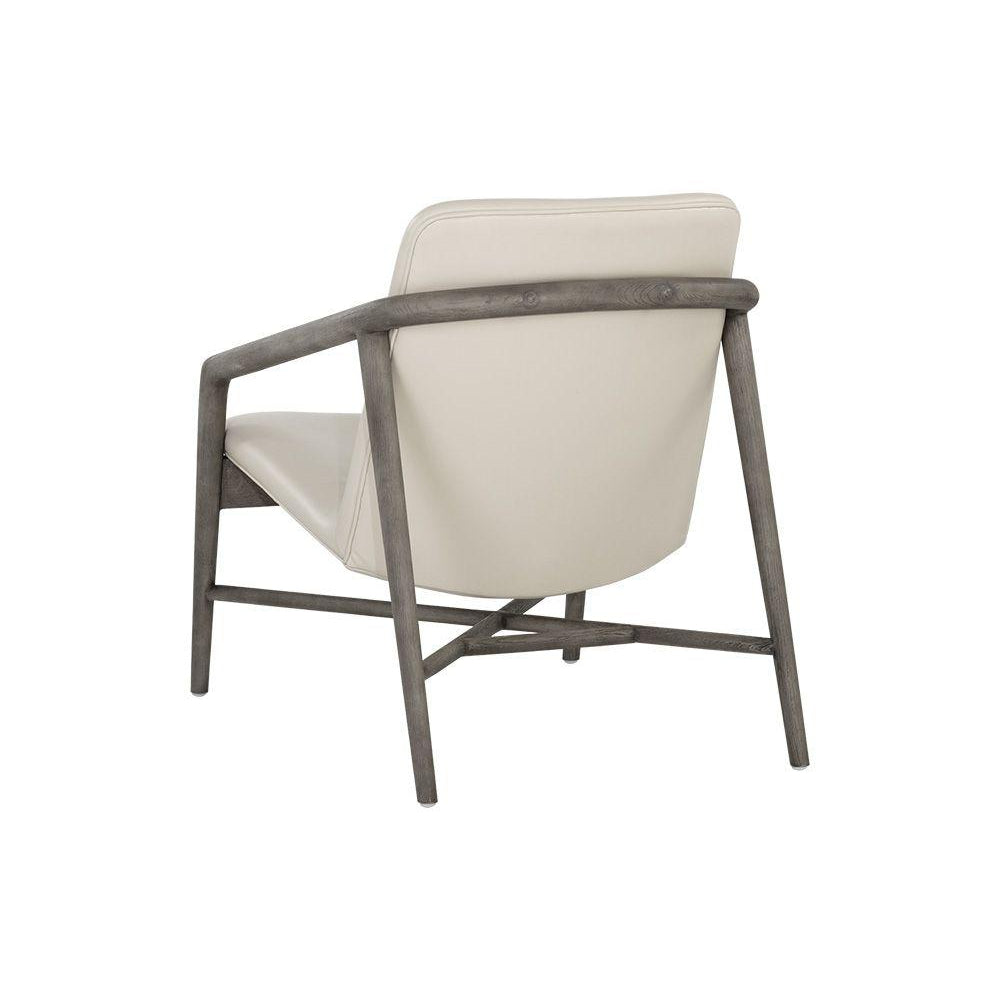 Cinelli Lounge Chair-Sunpan-SUNPAN-107289-Lounge ChairsSaloon Light Grey-Dark Brown-18-France and Son