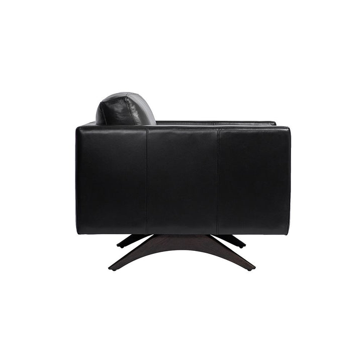 Rogers Armchair-Sunpan-SUNPAN-107299-Lounge ChairsCortina Black Leather-3-France and Son