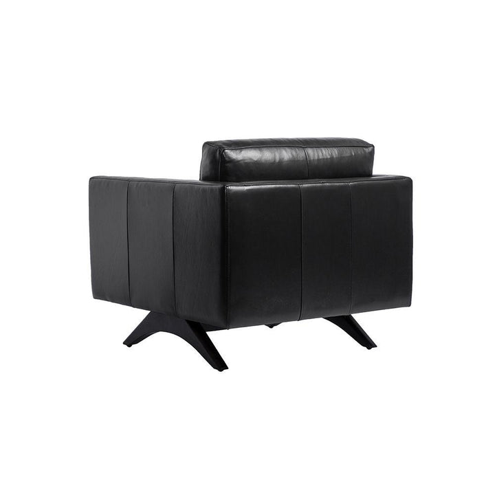 Rogers Armchair-Sunpan-SUNPAN-107299-Lounge ChairsCortina Black Leather-4-France and Son
