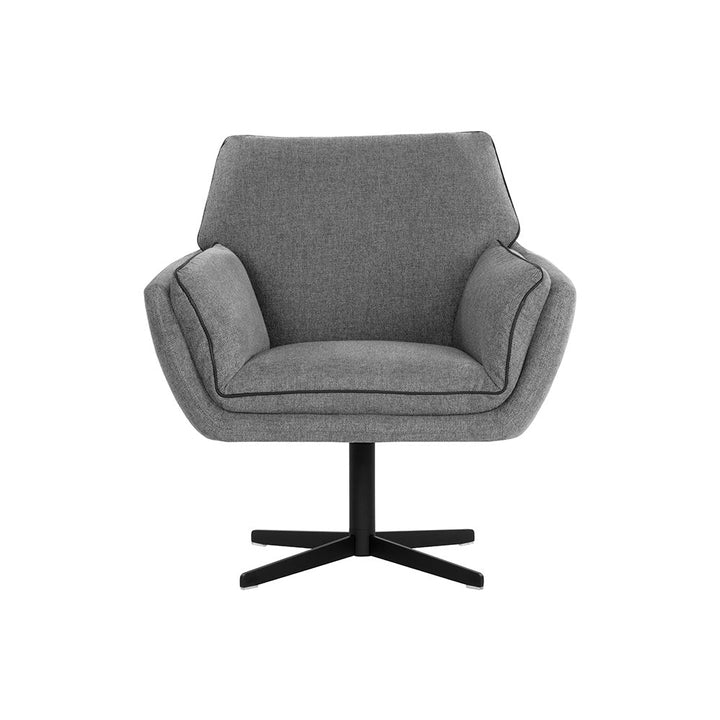 Florelle Swivel Lounge Chair - Belfast Koala Grey-Sunpan-SUNPAN-107440-Lounge Chairs-3-France and Son