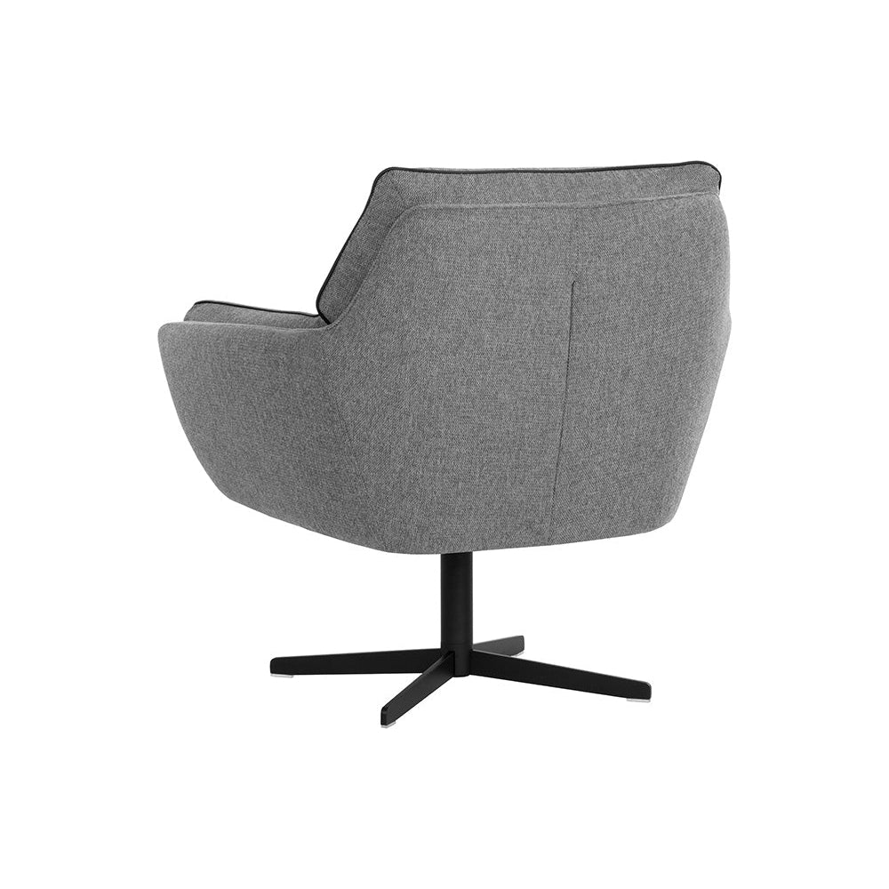 Florelle Swivel Lounge Chair - Belfast Koala Grey-Sunpan-SUNPAN-107440-Lounge Chairs-4-France and Son