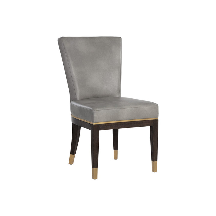 Alister Dining Chair-Sunpan-SUNPAN-107445-Dining ChairsBravo Metal / Polo Club Stone-2-France and Son