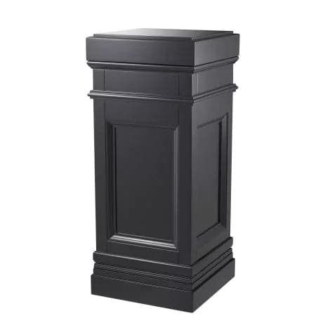 Column Marceau waxed black finish-Eichholtz-EICHHOLTZ-107461-Side Tables-1-France and Son