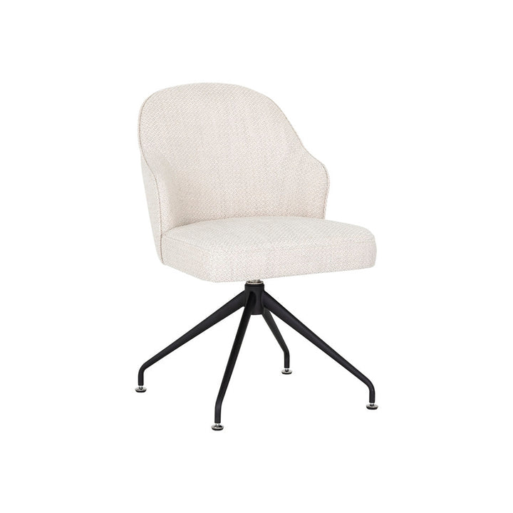 Bretta Swivel Dining Chair-Sunpan-SUNPAN-107510-Lounge ChairsMoto Stucco-3-France and Son