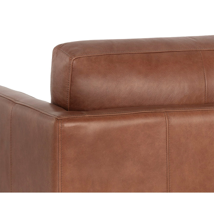 Rogers Armchair - Cortina Ink Leather-Sunpan-SUNPAN-107548-Lounge ChairsBlue-14-France and Son