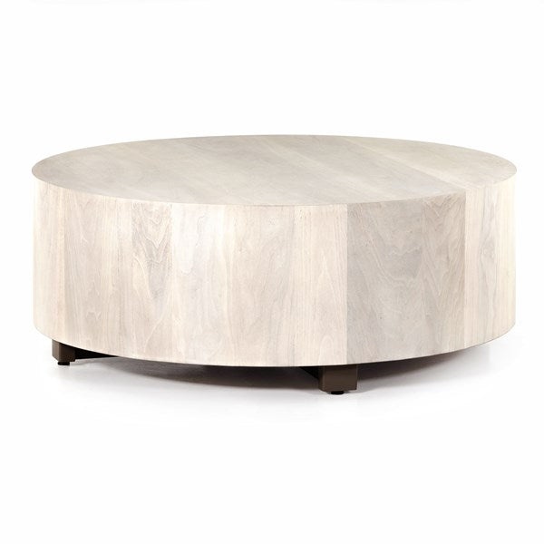 Hudson Round Coffee Table-Four Hands-FH-107550-007-Coffee TablesAshen Walnut-2-France and Son