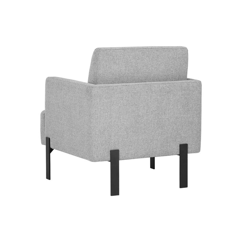 Lorilyn Lounge Chair - Belfast Heather Grey-Sunpan-SUNPAN-107572-Lounge Chairs-5-France and Son