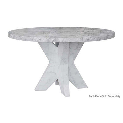 Cypher Dining Table Top - Marble Look - Grey - 55"-Sunpan-SUNPAN-107582-Dining Tables-3-France and Son