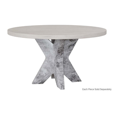 Cypher Dining Table Base - Marble Look - Grey-Sunpan-SUNPAN-107583-Dining Tables-4-France and Son
