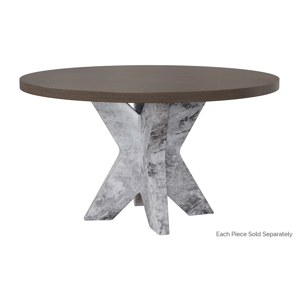 Cypher Dining Table Base - Marble Look - Grey-Sunpan-SUNPAN-107583-Dining Tables-3-France and Son