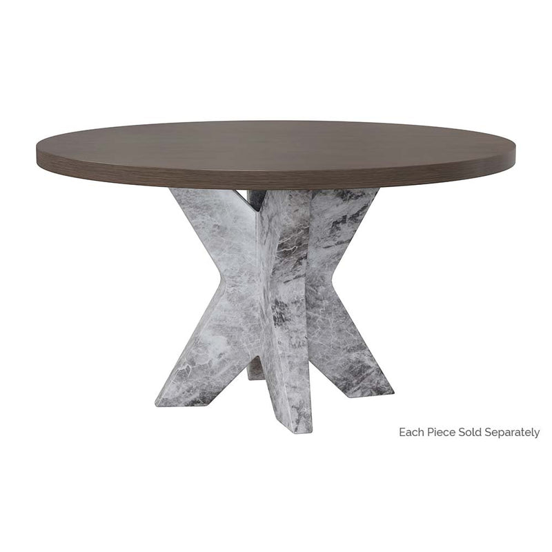 Cypher Dining Table Base - Marble Look - Grey-Sunpan-SUNPAN-107583-Dining Tables-3-France and Son