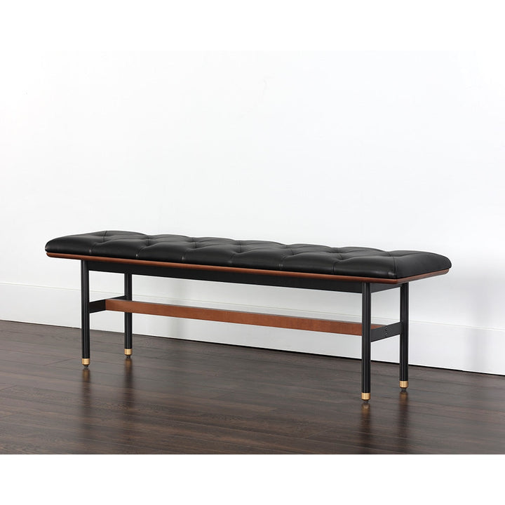 Staten Bench - Black-Sunpan-SUNPAN-107612-BenchesBlack-4-France and Son