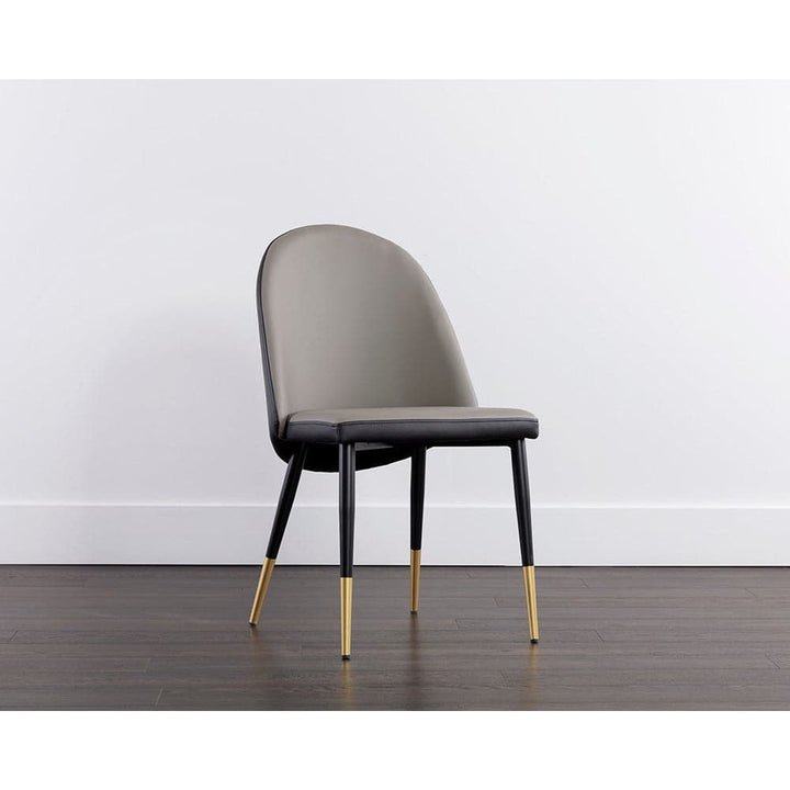 Kline Dining Chair - Dillon Stratus / Dillon Black-Sunpan-SUNPAN-107646-Dining Chairs-3-France and Son