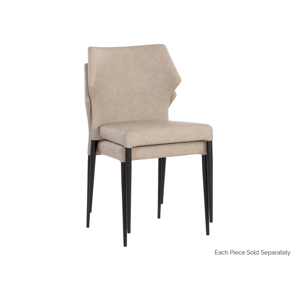 James Stackable Dining Chair-Sunpan-SUNPAN-107685-Dining ChairsBounce Nut-18-France and Son