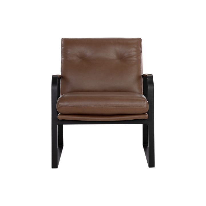 Sterling Lounge Chair - Missouri Mahogany Leather-Sunpan-SUNPAN-107698-Lounge Chairs-4-France and Son