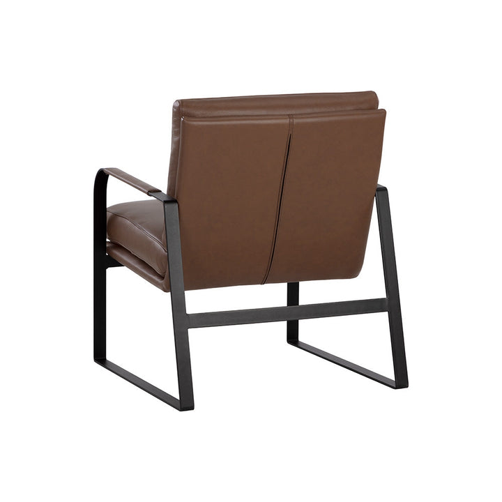 Sterling Lounge Chair - Missouri Mahogany Leather-Sunpan-SUNPAN-107698-Lounge Chairs-5-France and Son